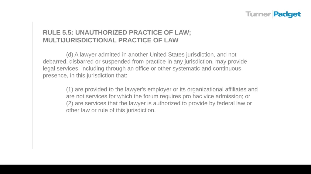 Ethics Issues For In-house Counsel: A Square Peg - slide 8 of 23