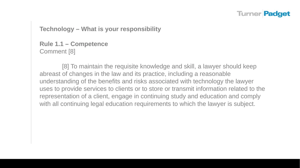 Ethics Issues For In-house Counsel: A Square Peg - slide 19 of 23