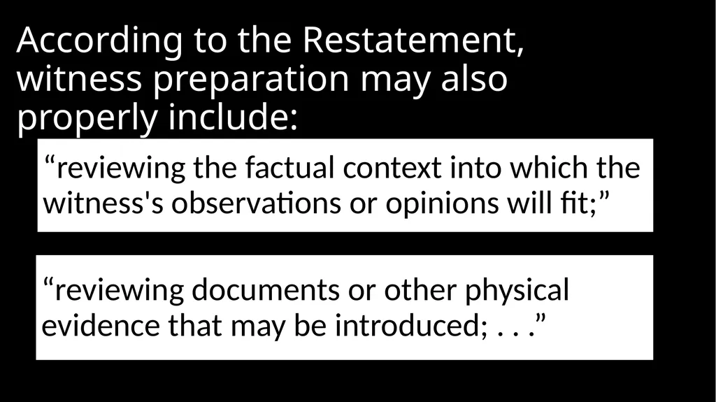 Ethical Issues in Preparing and Questioning - slide 37 of 73
