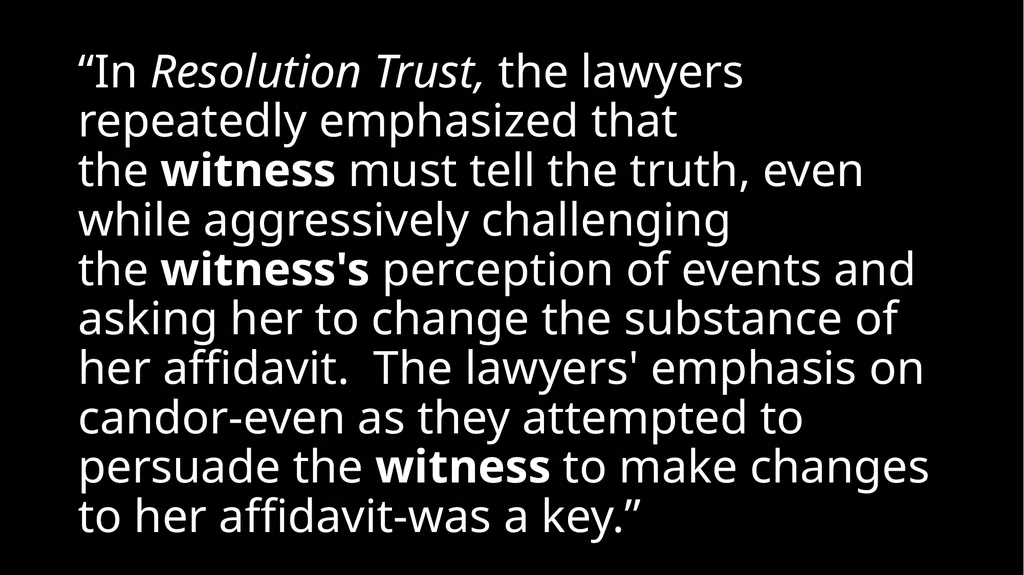 Ethical Issues in Preparing and Questioning - slide 50 of 73