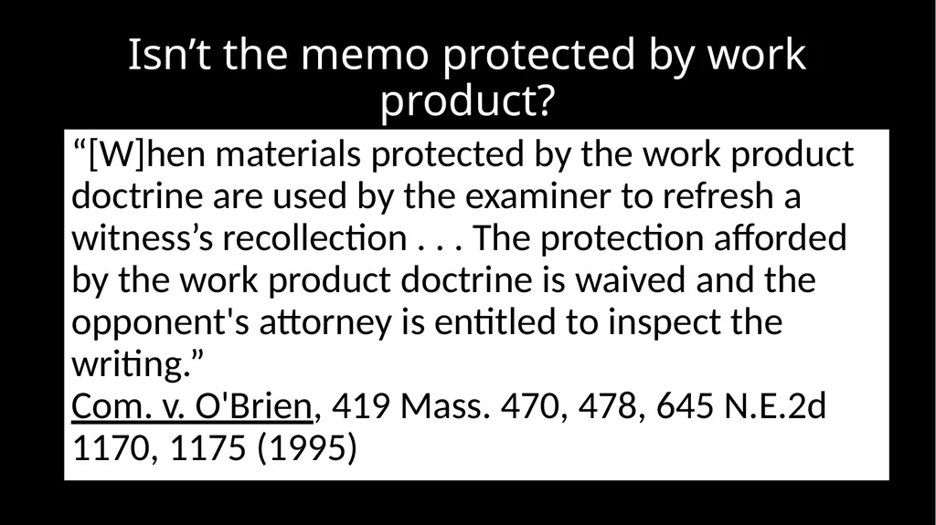 Ethical Issues in Preparing and Questioning - slide 72 of 73