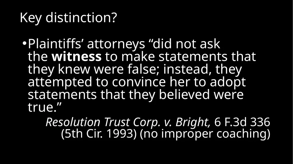 Ethical Issues in Preparing and Questioning - slide 49 of 73