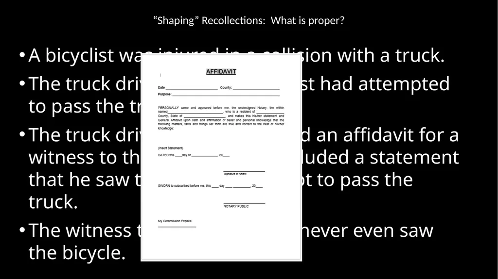 Ethical Issues in Preparing and Questioning - slide 43 of 73
