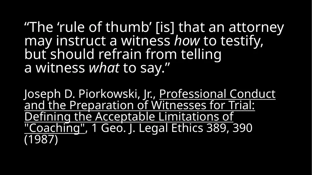 Ethical Issues in Preparing and Questioning - slide 9 of 73