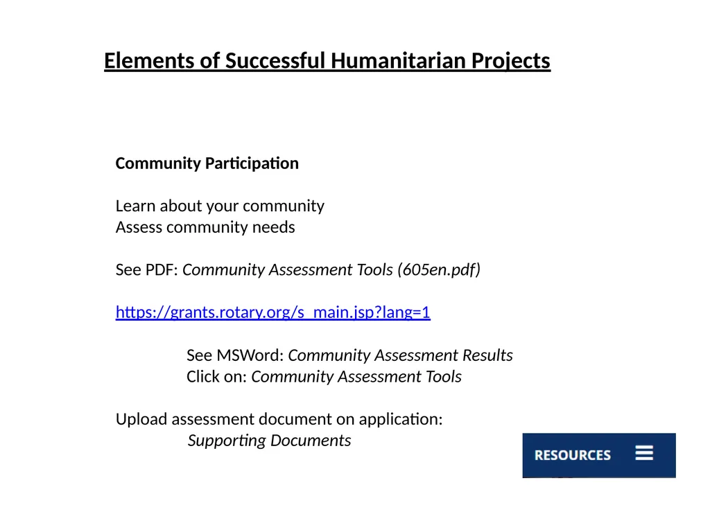 Global Grants Training District 5470 2022 Road map - slide 9 of 25