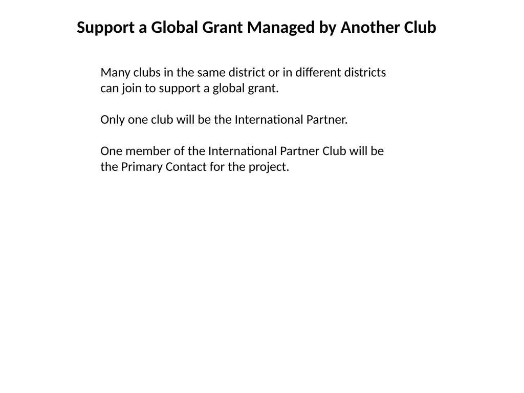 Global Grants Training District 5470 2022 Road map - slide 14 of 25