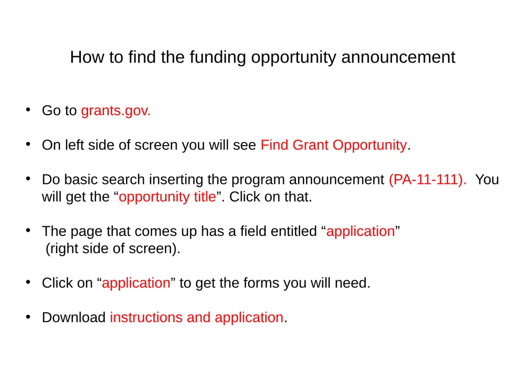 NIH Grant Proposal Preparation: R01, R21, R03, K - slide 6 of 36