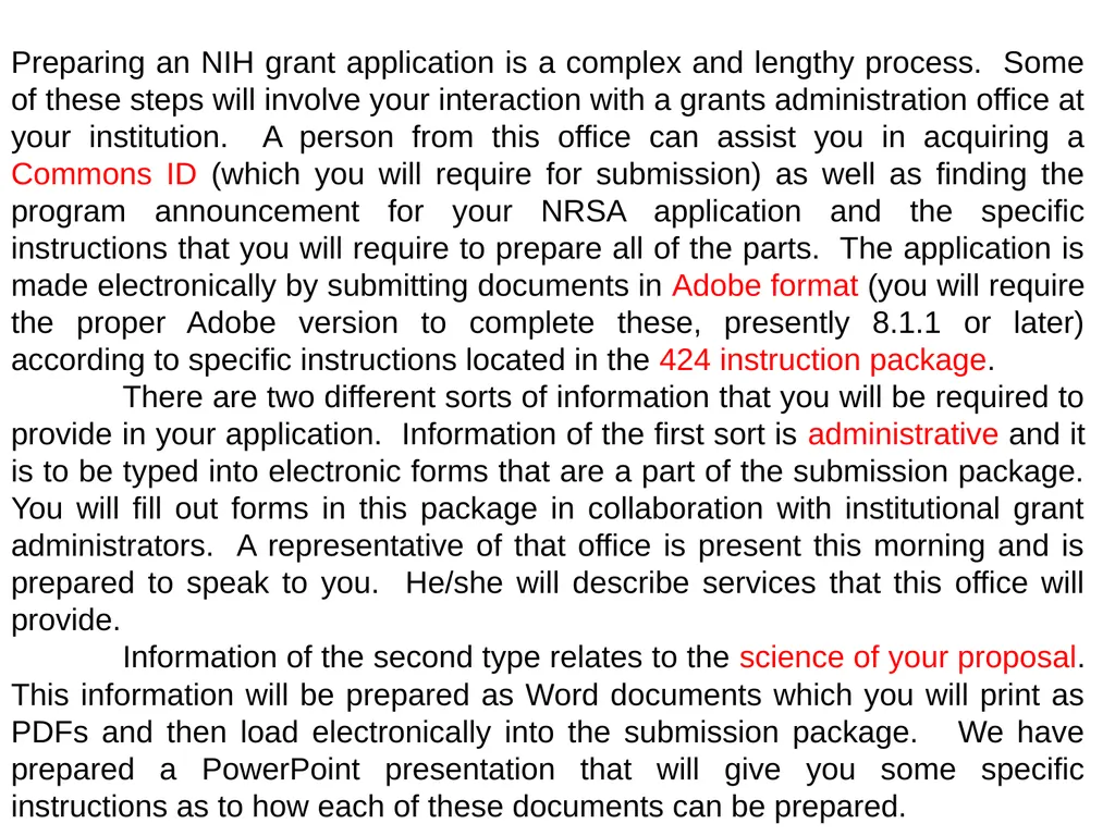NIH Grant Proposal Preparation: R01, R21, R03, K - slide 3 of 36