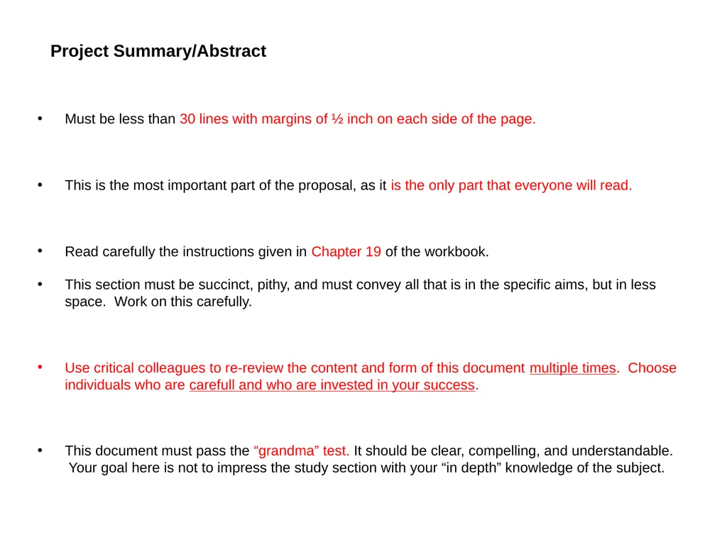 NIH Grant Proposal Preparation: R01, R21, R03, K - slide 11 of 36