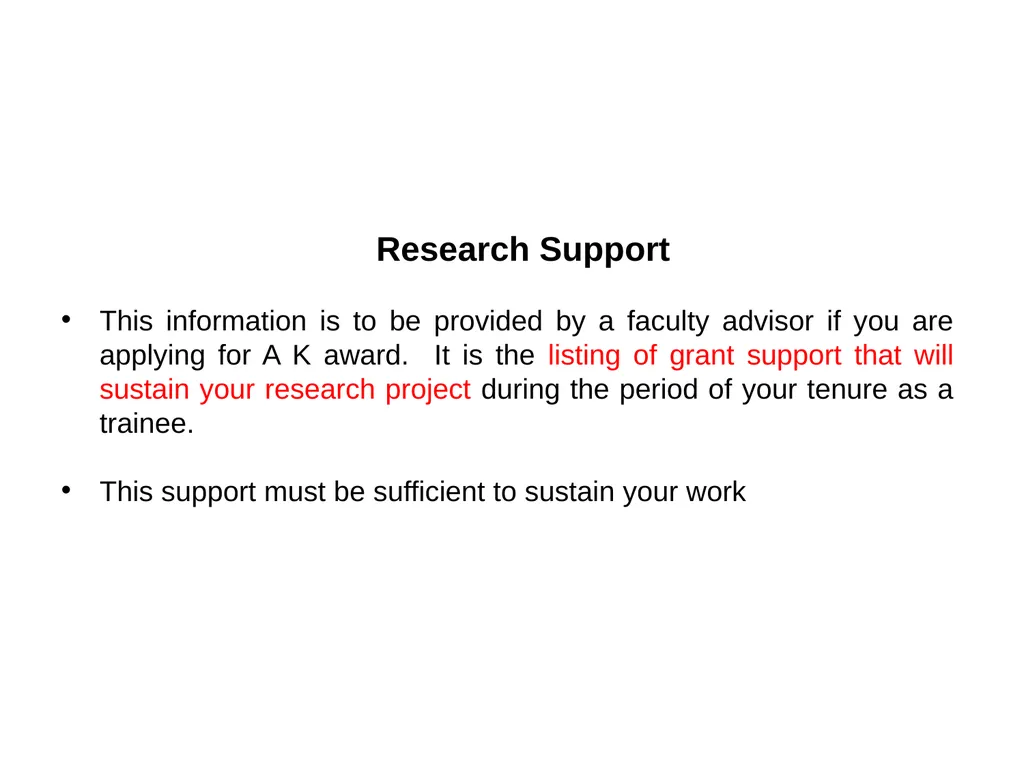 NIH Grant Proposal Preparation: R01, R21, R03, K - slide 17 of 36
