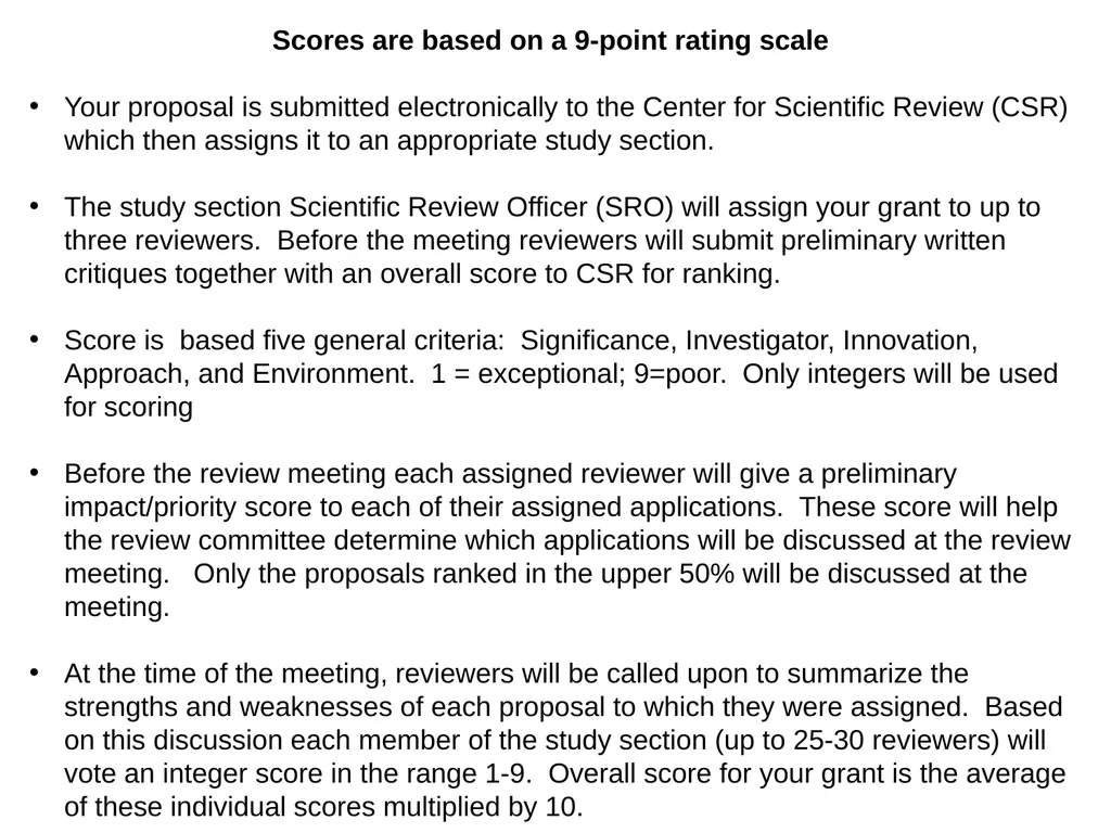 NIH Grant Proposal Preparation: R01, R21, R03, K - slide 24 of 36