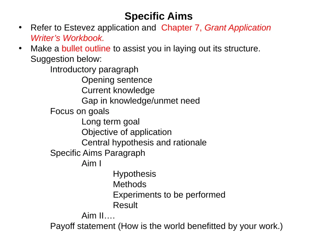 NIH Grant Proposal Preparation: R01, R21, R03, K - slide 18 of 36