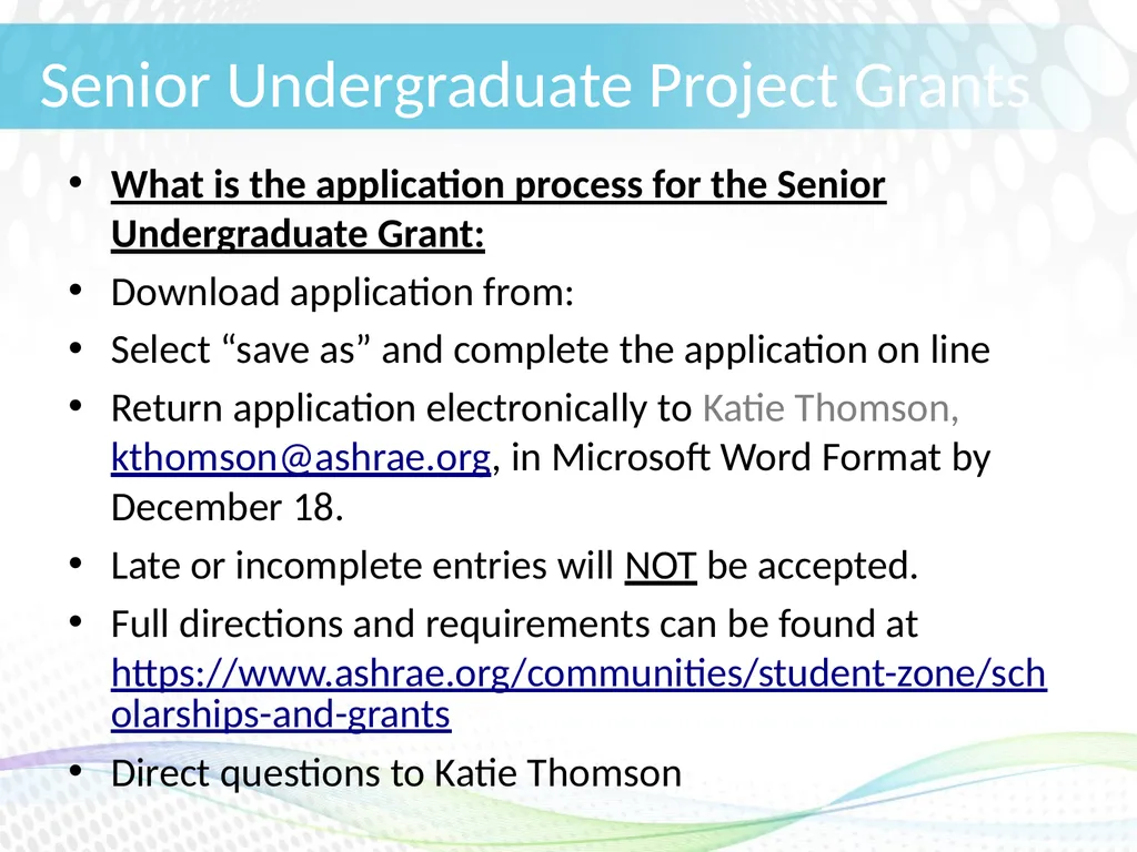 Student Activities CRC Workshop Undergraduate - slide 4 of 6