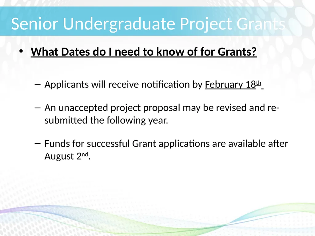 Student Activities CRC Workshop Undergraduate - slide 5 of 6