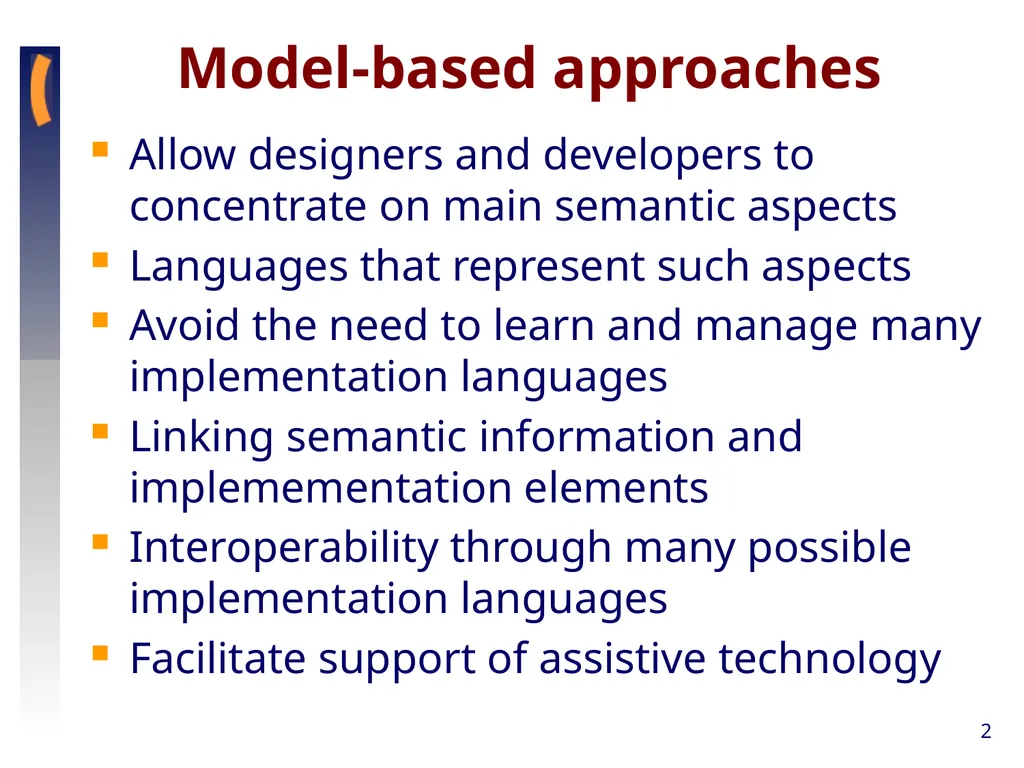 Model-based UI Meeting November 2010, Lyon Fabio - slide 2 of 12