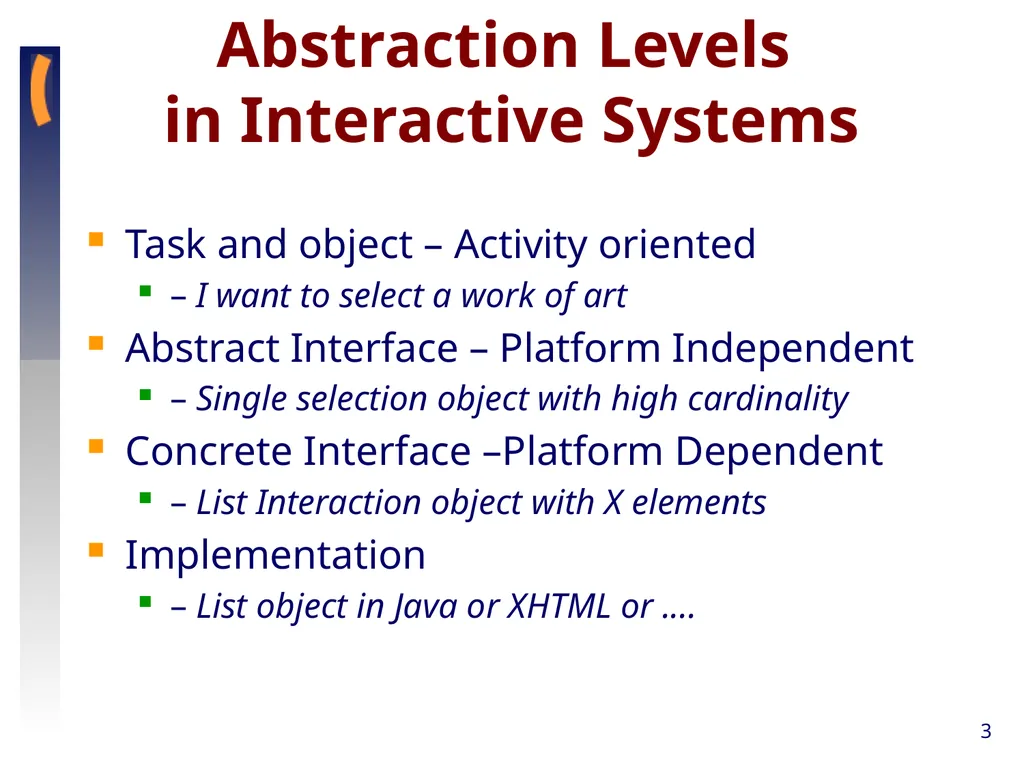 Model-based UI Meeting November 2010, Lyon Fabio - slide 3 of 12