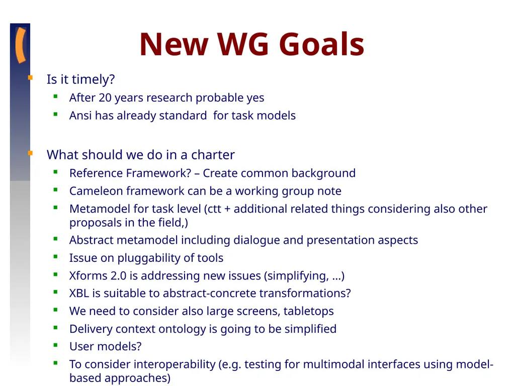 Model-based UI Meeting November 2010, Lyon Fabio - slide 8 of 12