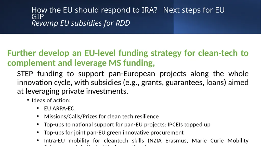 Green Industrial/Innovation Policy Making in - slide 11 of 13