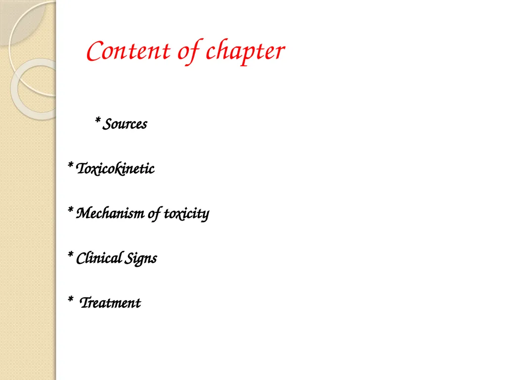 Heavy Metal Toxicity (Lead) Presented by:- - slide 2 of 14