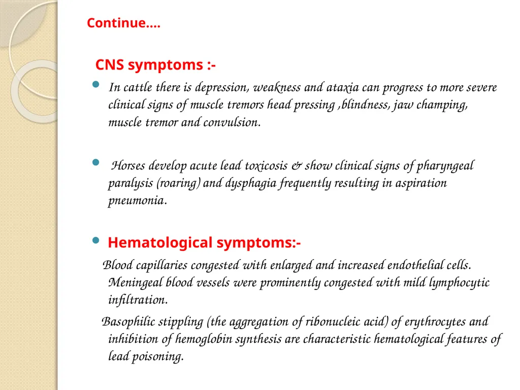 Heavy Metal Toxicity (Lead) Presented by:- - slide 11 of 14