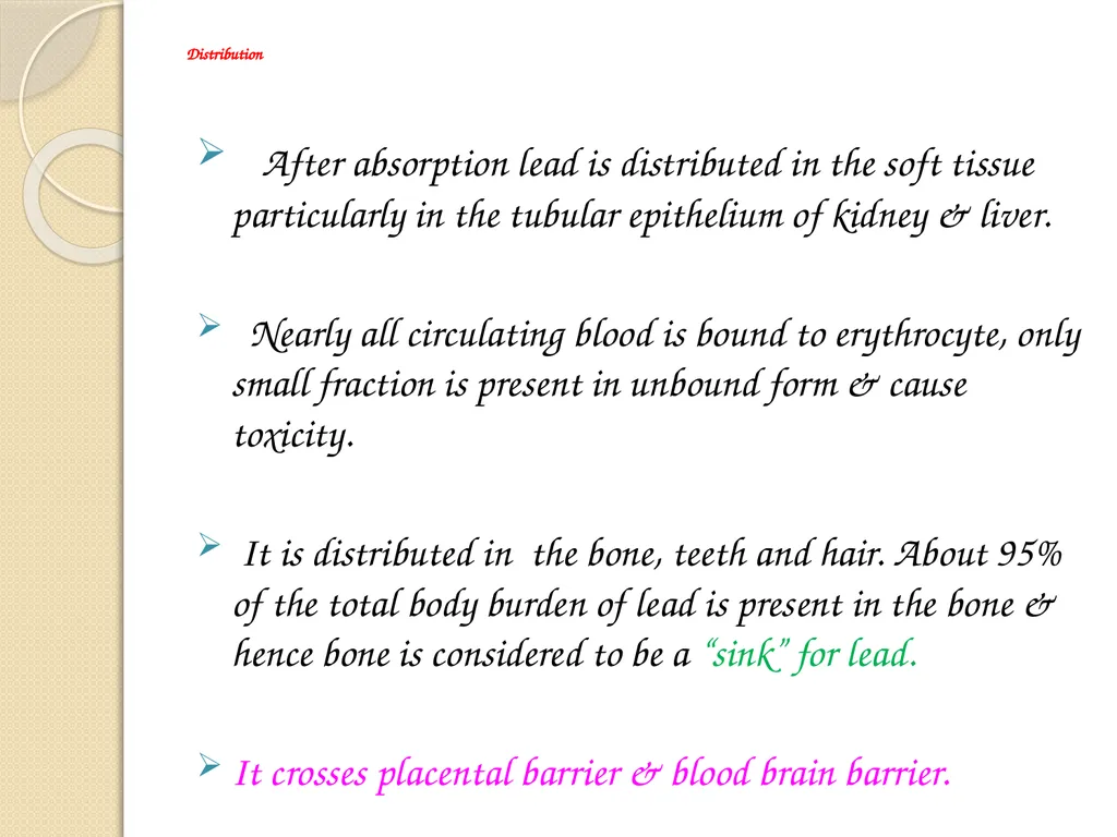 Heavy Metal Toxicity (Lead) Presented by:- - slide 7 of 14