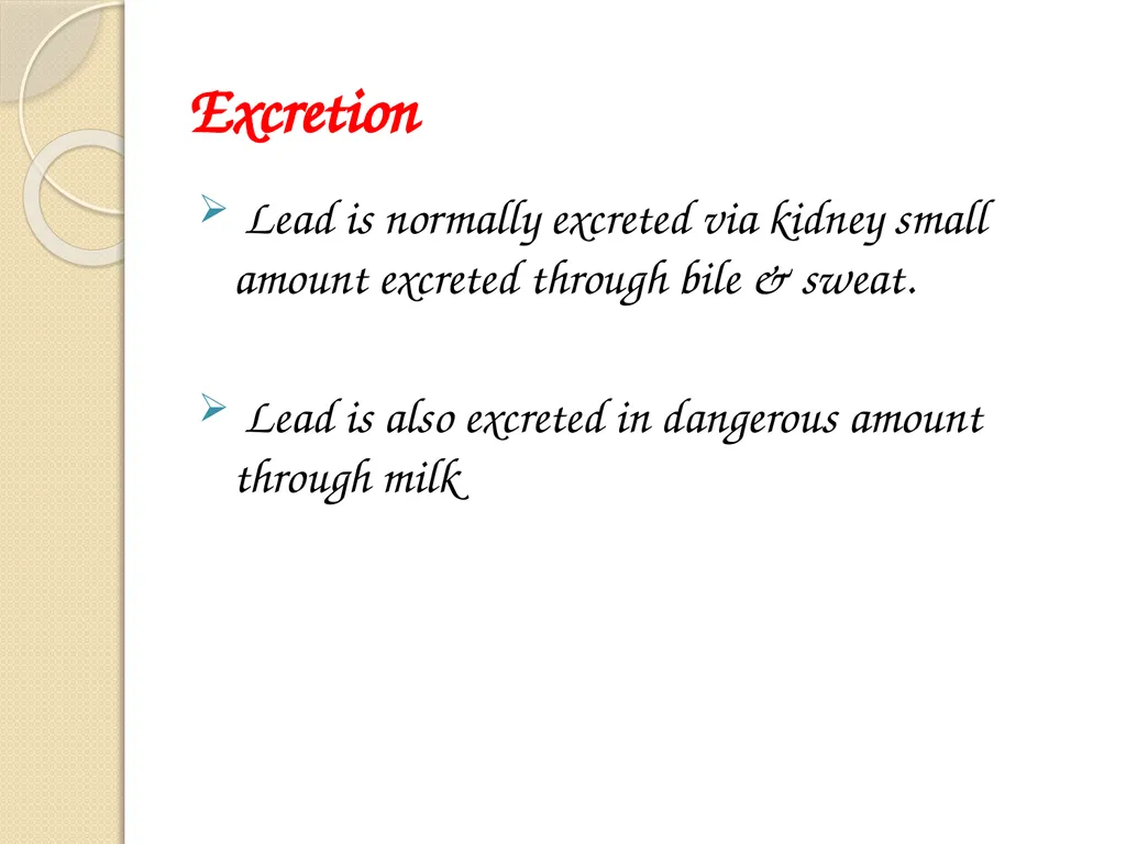 Heavy Metal Toxicity (Lead) Presented by:- - slide 8 of 14