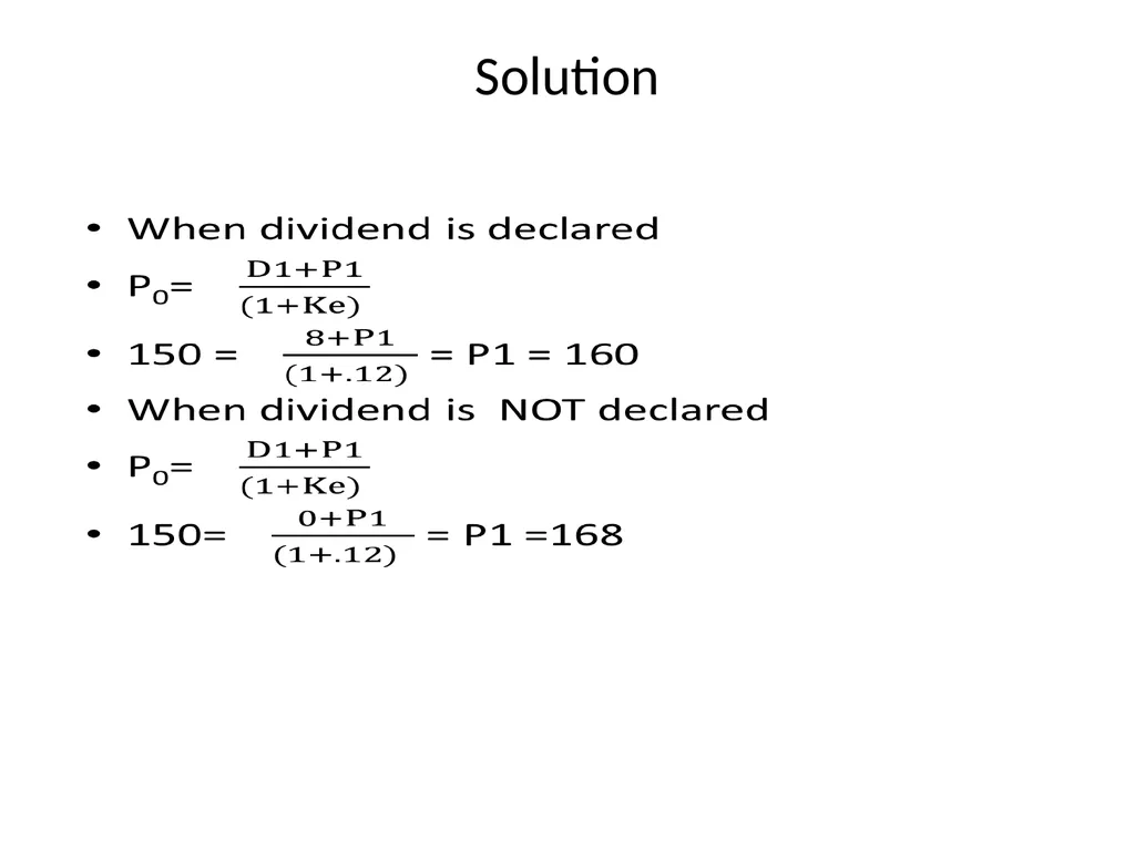 DIVIDEND DECISION DIVIDEND POLICY DIVIDEND AND - slide 27 of 28