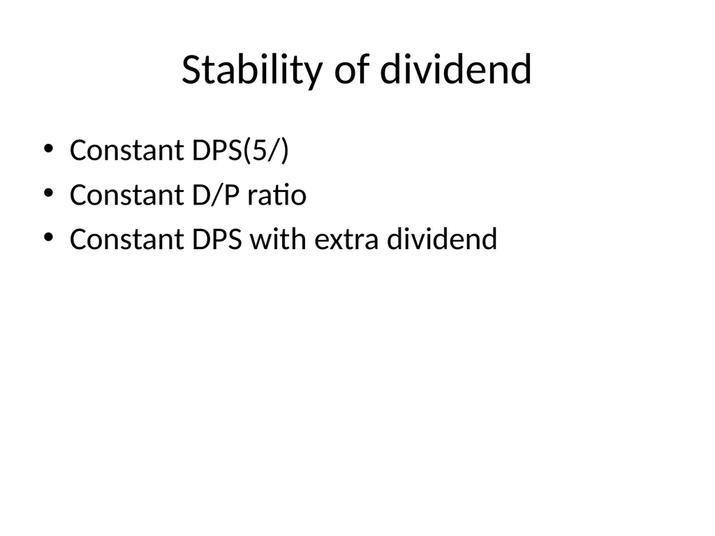 DIVIDEND DECISION DIVIDEND POLICY DIVIDEND AND - slide 3 of 28