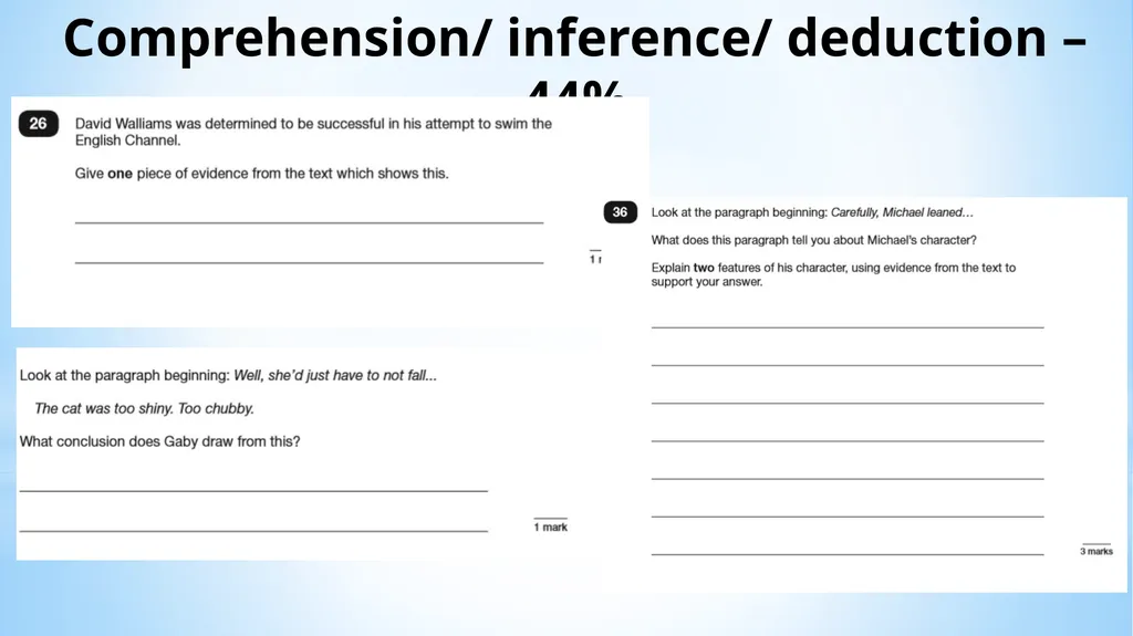 Welcome to our Y6 SATs Information Evening! 1) - slide 8 of 25