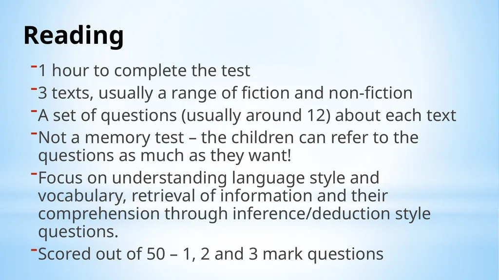 Welcome to our Y6 SATs Information Evening! 1) - slide 5 of 25