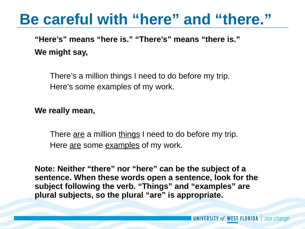 Subject-Verb Agreement Adapted from Real Good - slide 12 of 20