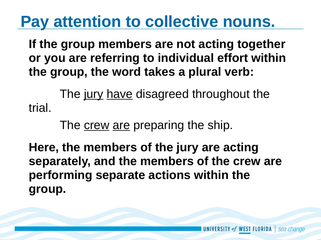 Subject-Verb Agreement Adapted from Real Good - slide 15 of 20