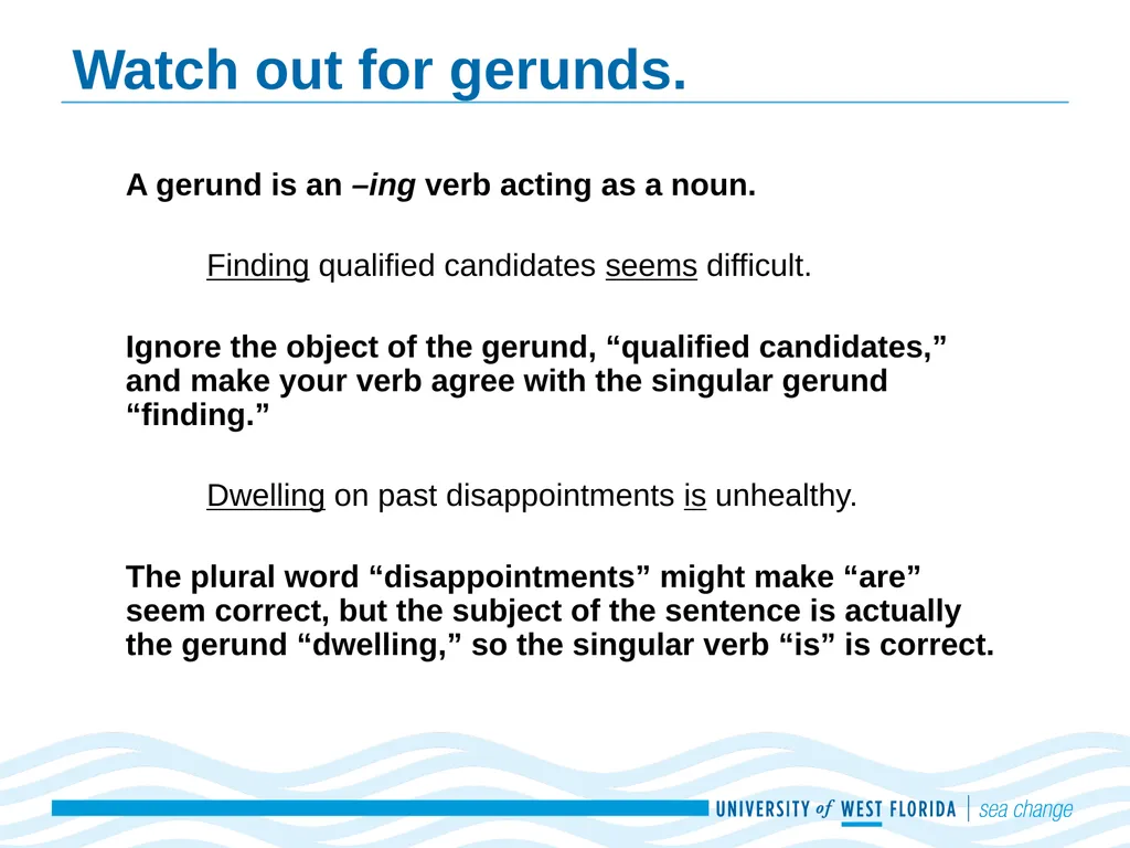 Subject-Verb Agreement Adapted from Real Good - slide 16 of 20