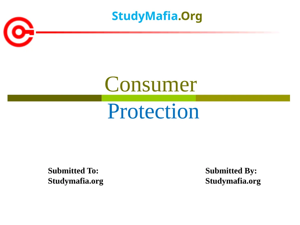 StudyMafia.Org Submitted To: Submitted By: - slide 1 of 21
