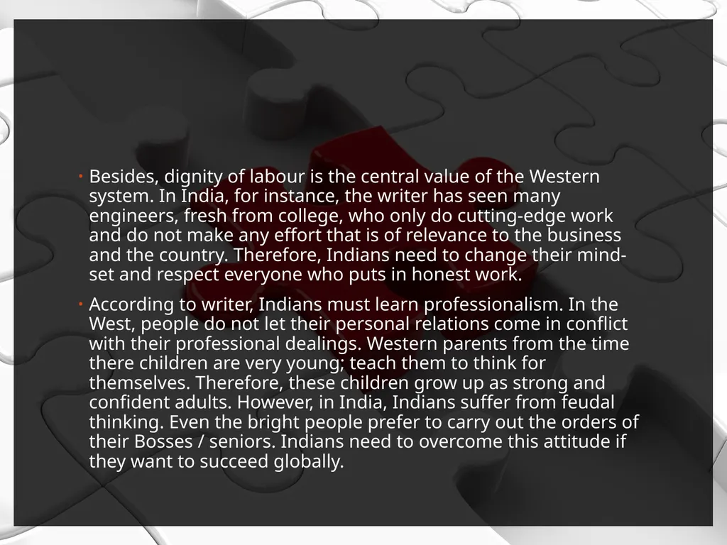 Compulsory English (BA-FY)- Learning from the - slide 9 of 11