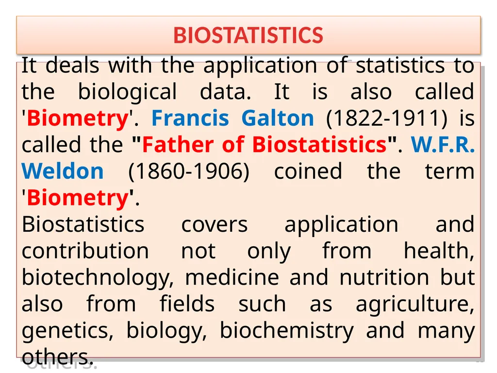 Statistics – AN INTRODUCTION RAKESH GOEL - slide 11 of 11