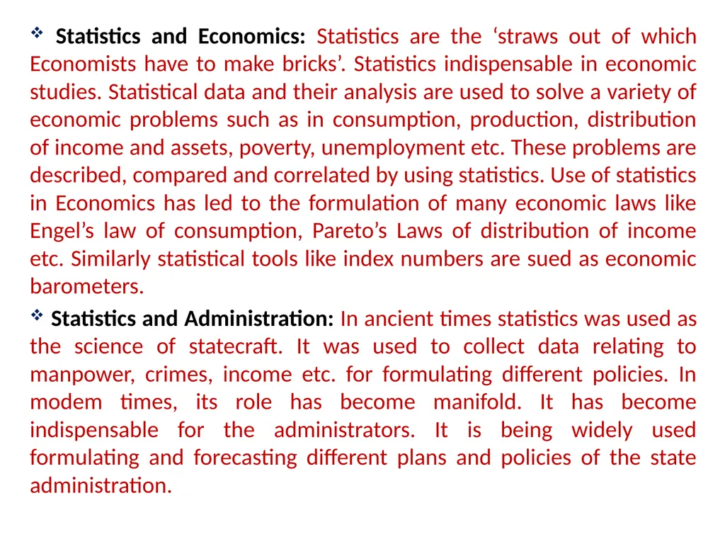 Statistics – AN INTRODUCTION RAKESH GOEL - slide 6 of 11