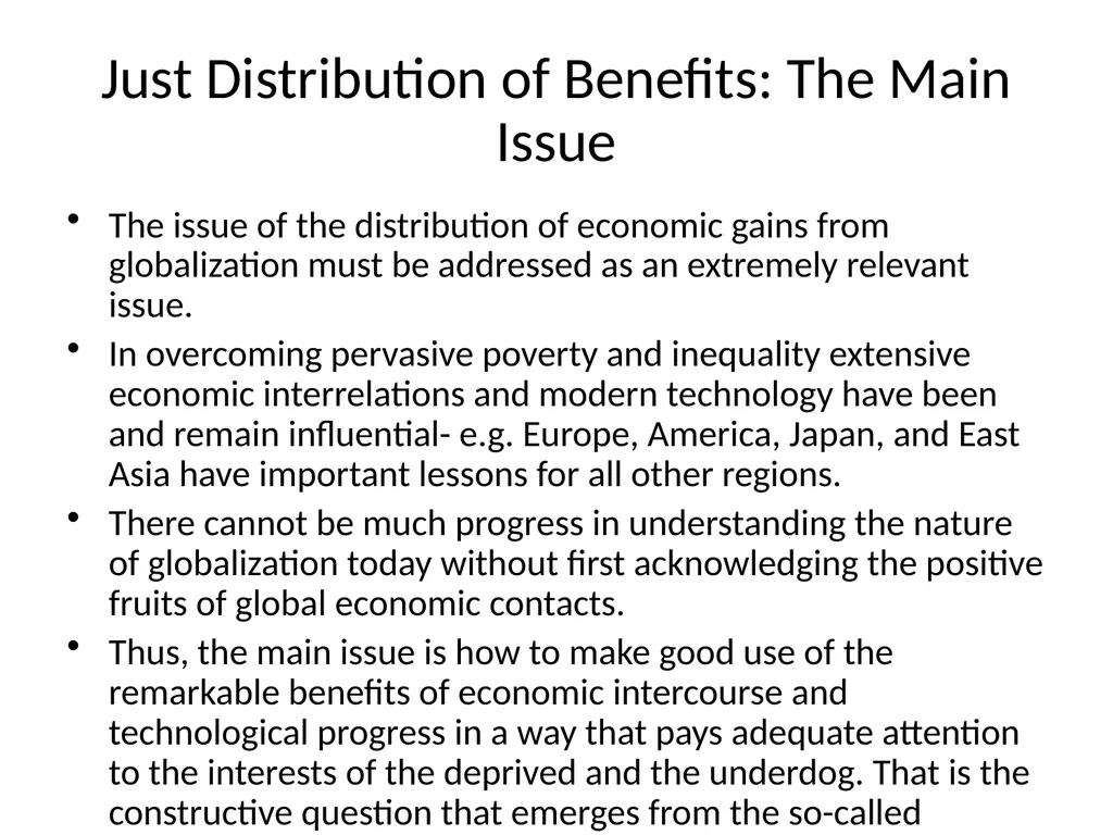 Pro-Globalization Vs Anti-globalization Those who - slide 7 of 9