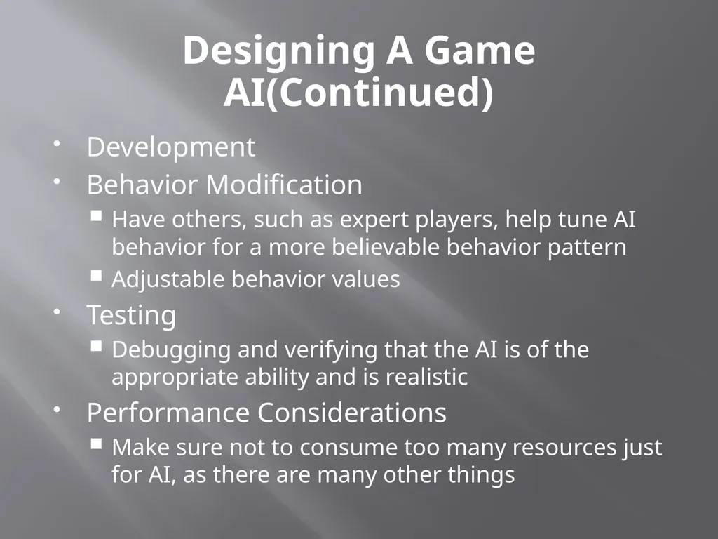 NPC Behavior Jonathan Ziegler AI Game Programming - slide 5 of 37