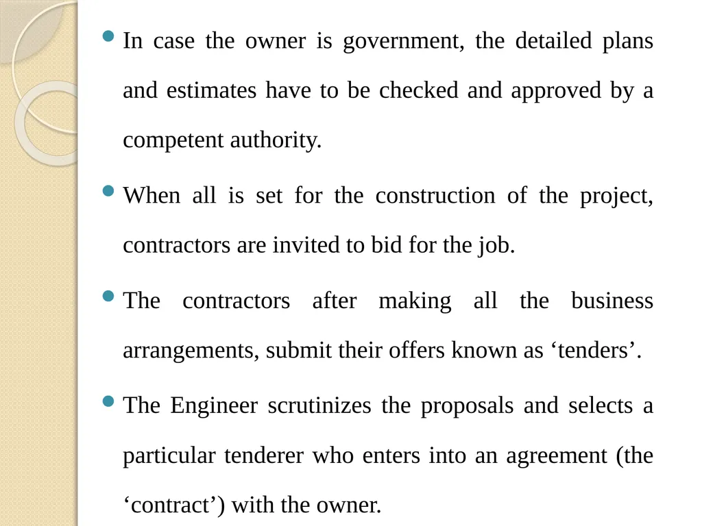 Module 2 TENDER AND ITS PROCESS Subject Name: - slide 9 of 25