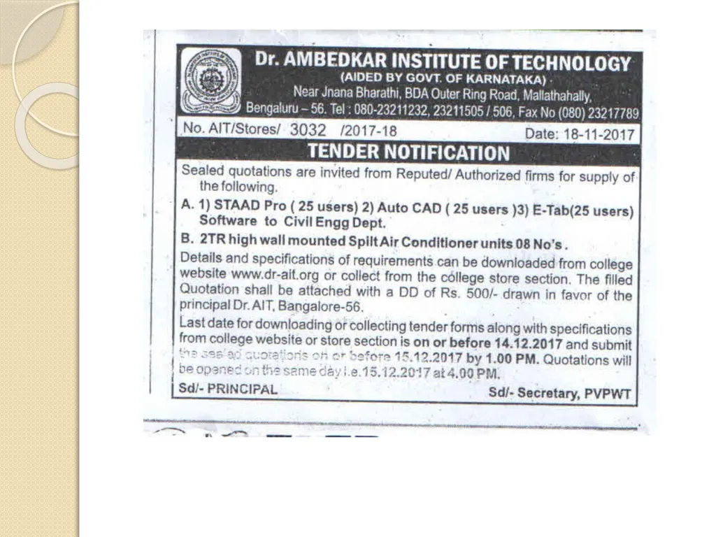 Module 2 TENDER AND ITS PROCESS Subject Name: - slide 22 of 25
