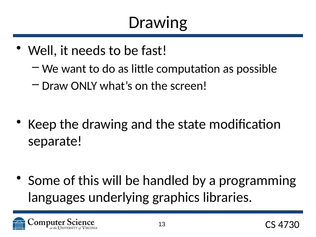 Game Architecture CS 4730 – Computer Game Design - slide 13 of 27