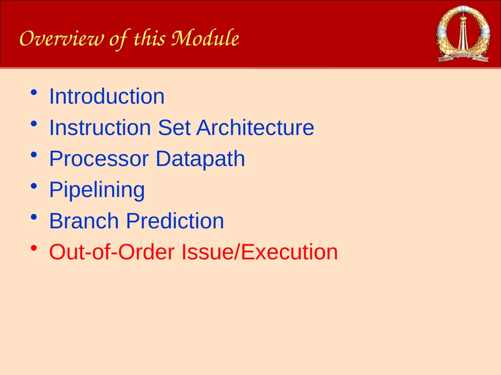 ACM-WS-2021 04 Jan. 2022 (C)RG@CSA,IISc Processor - slide 52 of 64