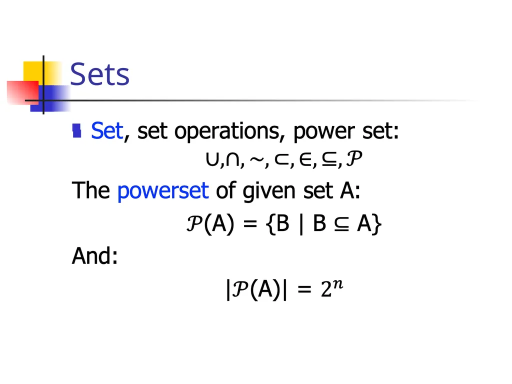 Mathematical foundation Formal Methods Foundation - slide 4 of 17