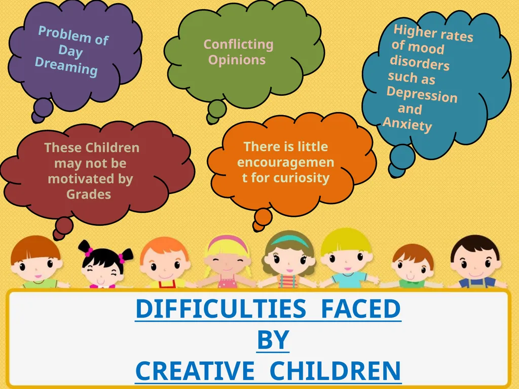 CREATIVE CHILDREN INTRODUCTION OF CREATIVITY - slide 10 of 18