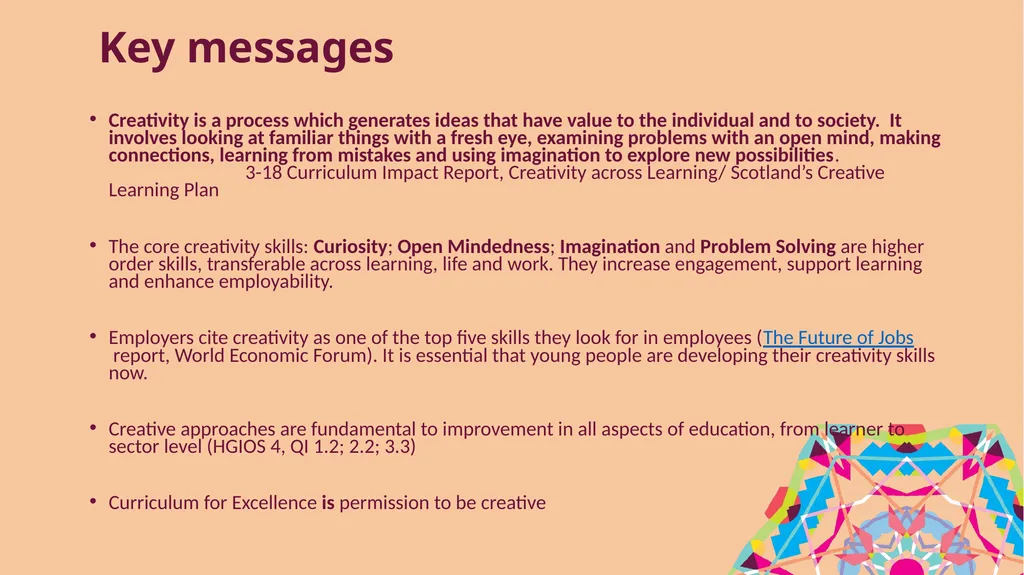 A fresh look at Scotland’s Creative Learning Plan - slide 5 of 9