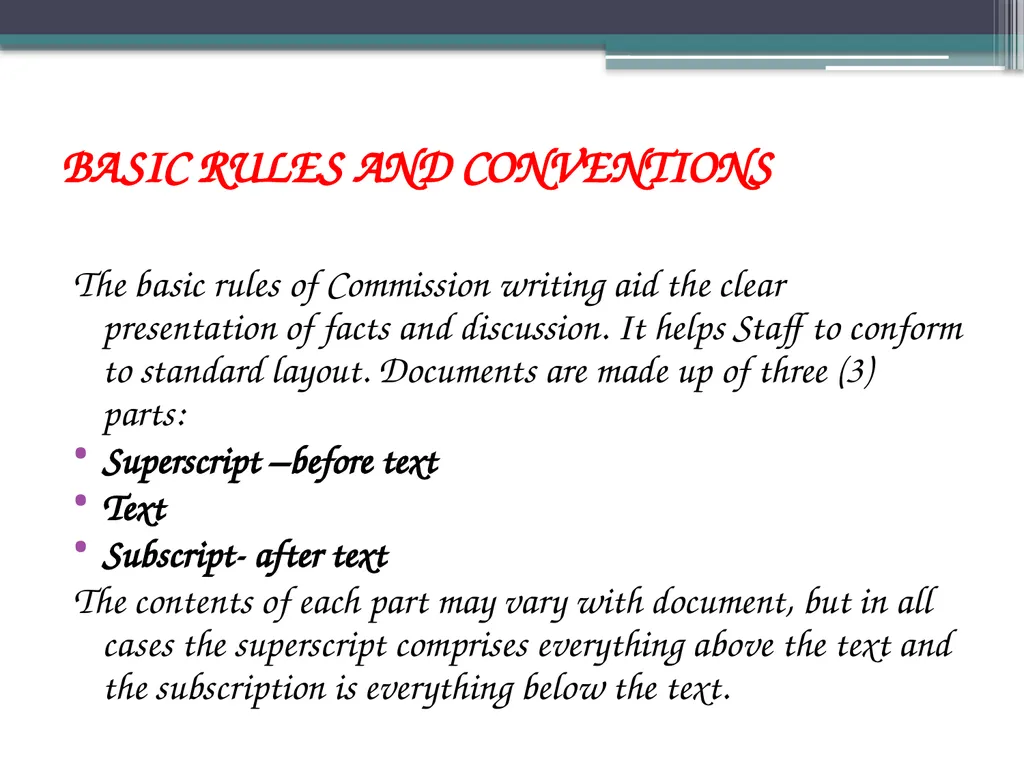 STAFF WRITING IN FRSC BY SCHOOL GENERAL STUDIES - slide 7 of 26
