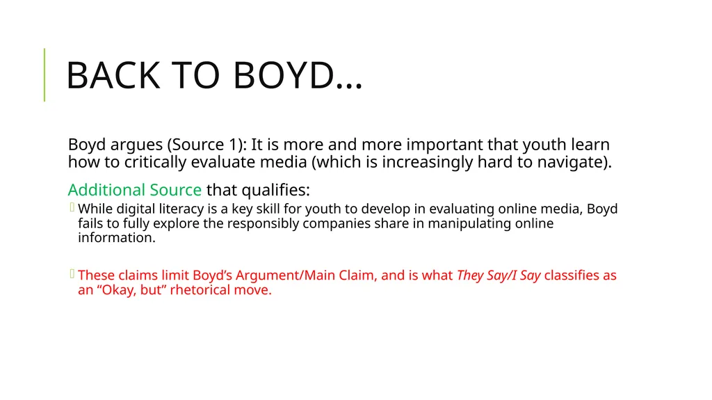 Extend, Complicate, Qualify, Challenge, Illustrate - slide 15 of 29
