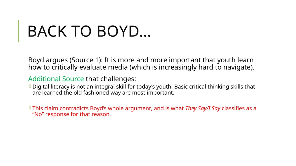 Extend, Complicate, Qualify, Challenge, Illustrate - slide 18 of 29