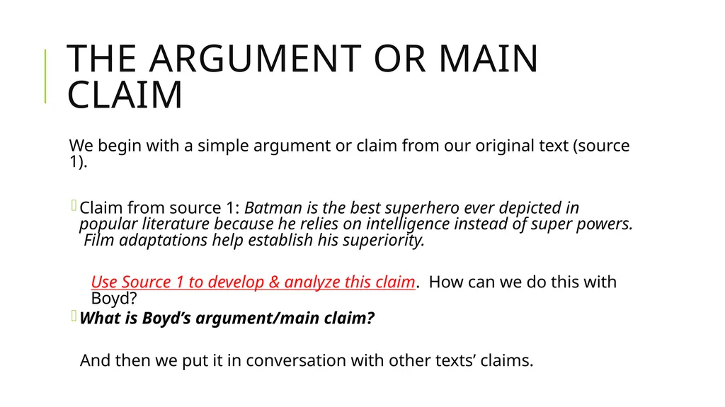 Extend, Complicate, Qualify, Challenge, Illustrate - slide 4 of 29